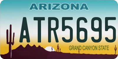 AZ license plate ATR5695
