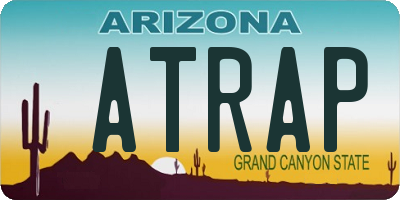 AZ license plate ATRAP