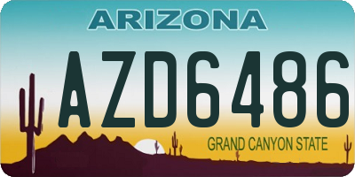 AZ license plate AZD6486