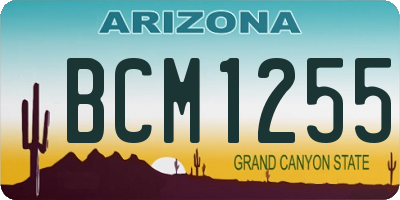 AZ license plate BCM1255