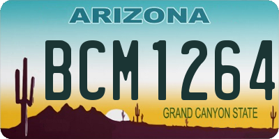 AZ license plate BCM1264