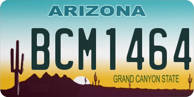 AZ license plate BCM1464