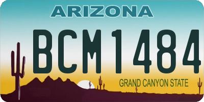 AZ license plate BCM1484