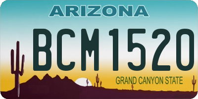 AZ license plate BCM1520