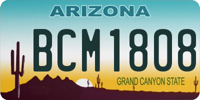 AZ license plate BCM1808