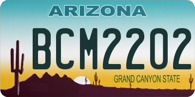 AZ license plate BCM2202