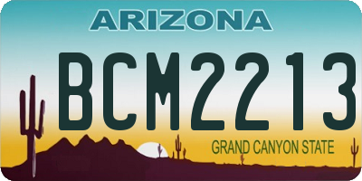 AZ license plate BCM2213