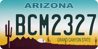 AZ license plate BCM2327