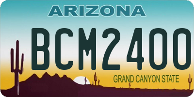 AZ license plate BCM2400