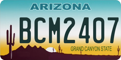 AZ license plate BCM2407