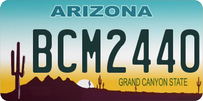 AZ license plate BCM2440