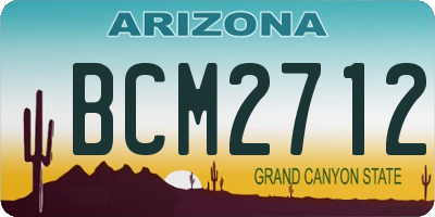 AZ license plate BCM2712
