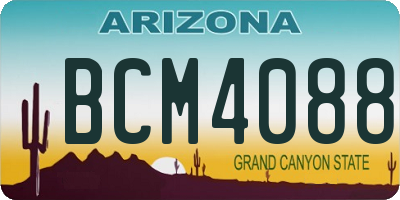 AZ license plate BCM4088