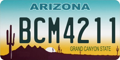 AZ license plate BCM4211