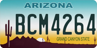 AZ license plate BCM4264