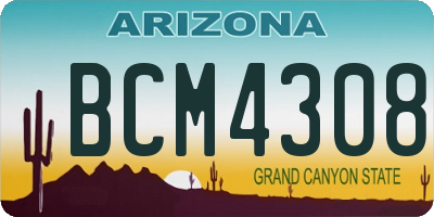 AZ license plate BCM4308