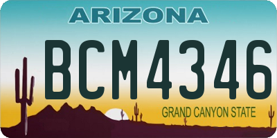 AZ license plate BCM4346