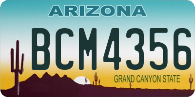 AZ license plate BCM4356