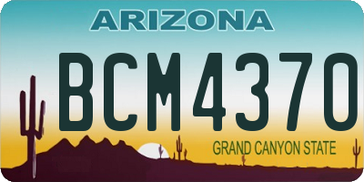 AZ license plate BCM4370