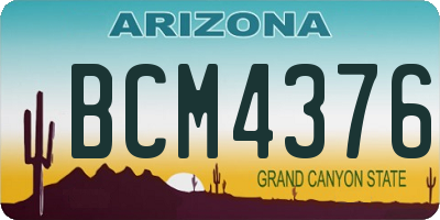 AZ license plate BCM4376