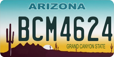 AZ license plate BCM4624