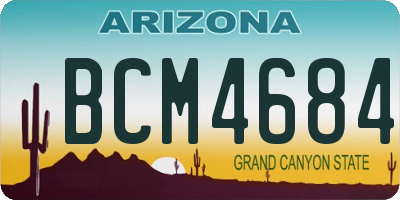 AZ license plate BCM4684