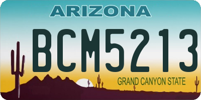 AZ license plate BCM5213