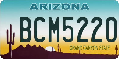 AZ license plate BCM5220