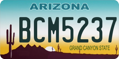 AZ license plate BCM5237