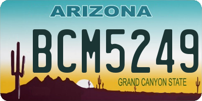 AZ license plate BCM5249