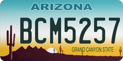 AZ license plate BCM5257