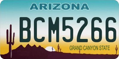 AZ license plate BCM5266