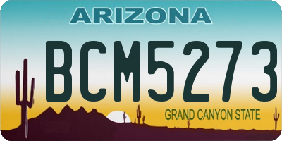 AZ license plate BCM5273