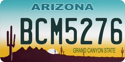 AZ license plate BCM5276