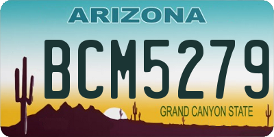 AZ license plate BCM5279