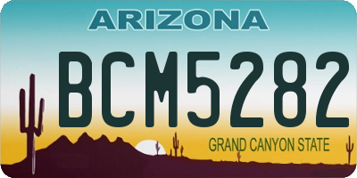 AZ license plate BCM5282