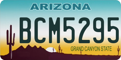 AZ license plate BCM5295