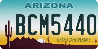 AZ license plate BCM5440