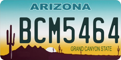 AZ license plate BCM5464