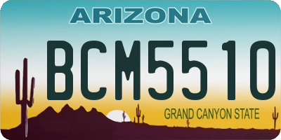 AZ license plate BCM5510