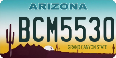 AZ license plate BCM5530