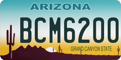 AZ license plate BCM6200