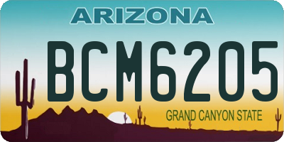 AZ license plate BCM6205