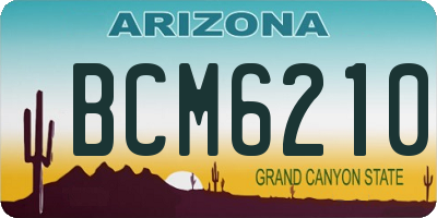 AZ license plate BCM6210