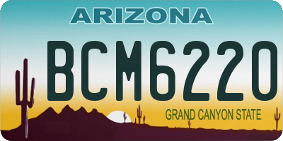 AZ license plate BCM6220