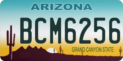 AZ license plate BCM6256