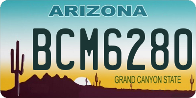 AZ license plate BCM6280