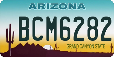 AZ license plate BCM6282