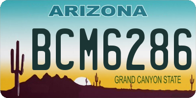 AZ license plate BCM6286