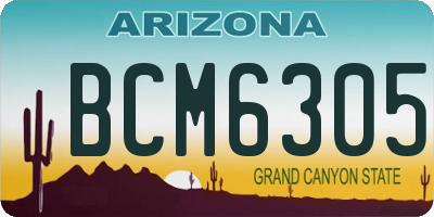 AZ license plate BCM6305